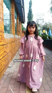 Gamis Anak Crinkle Motif Pompom: Pilihan Pakaian Anak yang Nyaman & Tahan Lama