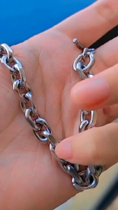 Gelang Rantai Stainless Steel Terbaru Model Rantai Kapal Ukuran 20 cm