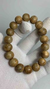 稀世珍品（星州系）老树根沉香佛珠12mm 18粒 Natural Agarwood  Bead