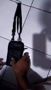 Tas selempang pria mini Blewup ZAKE - Tas hp kecil Hanging Wallet pria dan wanita Terbaru - Tas hp distro PROMO !!!