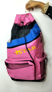 Tas Renang Jaring Serut Olahraga/ Tas Renang Aksesoris Pink Blue