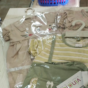 DRESS ANAK PEREMPUAN/DRESS CANTIK/DRESS SATU SET/DRESS VINATA KATIN/DRESS MURAH/DRESS LUCU