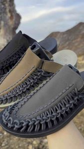 รองเท้าเชือกถักแบบสวม รุ่น SLIDE รองเท้าแตะแนวแคชชวลแนวคุณชาย