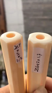pipa GG asli lokal panjang 20cm blimbing segilapan bahan merah bening mulus ori