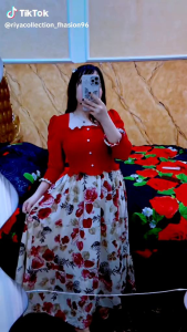 Gamis Fressia Kancing & Indian Bunga Prada: Desain Elegan & Bahan Nyaman