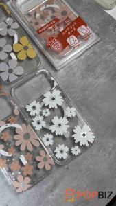 PLUS+1 PREMIUM CASE | DIAMOND FLORAL CASE WITH MAGNETIC for 18/17 PRO MAX 18/17 PRO 17 16 PRO MAX 15 PRO MAX 14 PRO MAX