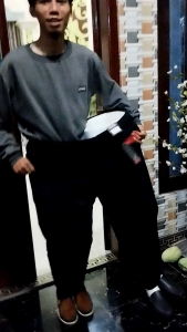 CELANA KERJA SUPER JUMBO MERK EVABIL DARI UKURAN 33 SAMPAI 52BAHAN BRAVO MODEL SETANDAR