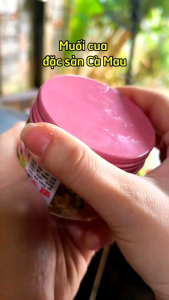 Muối Cua Thượng Hạng 🦀 [ Cay Vừa - Siêu Cay ] Đặc Sản Quê Hương Cà Mau Hủ 120g