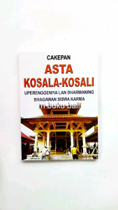 Cakepan Asta Kosala-Kosali