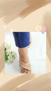 Rmoda Vania Sendal Flat Wanita Teplek Tali Silang