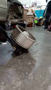 proton wira air con blower motor with cover