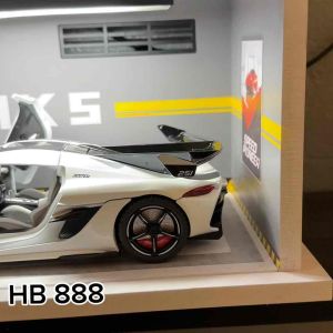 Mô hình ô tô kim loại Koenigsegg Jesko tỉ lệ 1:22 có Ánh sáng-Hiệu ứng âm thanh Đồ chơi ô tô Diecast Quà tặng Đồ chơi Decor -Quà Tặng