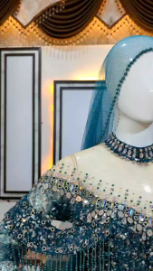 Gaun Pengantin Barbie Squin Ronce Lepas Pasang