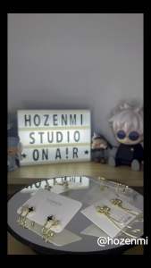 HA022 Anting Kupu-Kupu Rumbai Super Peri Tanpa Juntai Berlian Panjang - Hozenmi