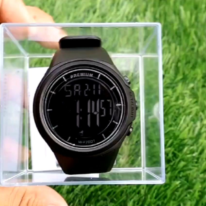 Jam Tangan Pria Digital Premium TAHAN AIR Aman Di Bawa Renang Tali Rubber Sporty Simple Mewah Elegan Olahraga Realpick Sesuai Foto DAN video / Jam Tangan Pria Digital