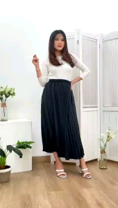 rok plisket payung/rok wanita/rok plisket murah/rok plisket premium