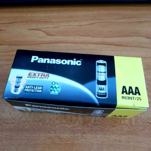 Hộp 60 Viên Pin AAA Panasonic NEO R03NT/2S đen (Hàng Chính Hãng)