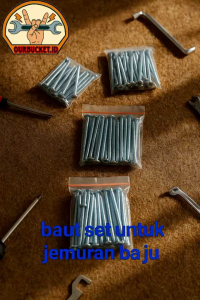 baut set untuk jemuran baju