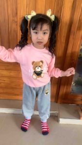 ชุดกันหนาวเด็ก ชุดแขนยาวขายาวเด็ก พร้อมส่งจากไทย ไซส์ 80-140