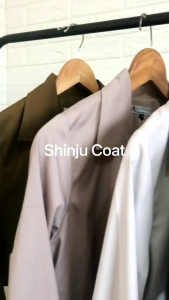 Blazer Outer Dewasa Perempuan Murah Bandung Muslim Shinju Coat Greenwood