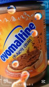 Ovomaltine Crunchy Cream 380g ช็อกโกแลตสเปรด BBF.01/05/26