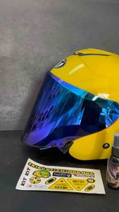 Paket Murah Visor Open Venom Flat KYT Kyoto + Spoiler + FREE STICKER 1 SET