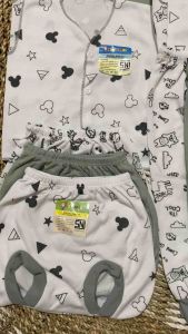 18pcs / 9stel Baju Bayi Baru Lahir Seri Hijau Olive 0-3 Bulan SNI Bayi Baru Lahir New Born Lembut Tebal Adem Bayi Baru Lahir