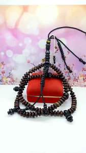 Tasbih tijani kayu kalimosodo kombinasi kelor hitam