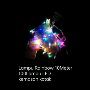 Lampu Tumblr Rainbow 10Meter LED Lampu Hiasan Dekorasi Natal