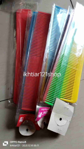 12 pcs Sisir lurus warna warni satuan murah berkualitas