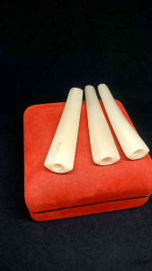 once pipa tulang sapi kristal segi enam h55