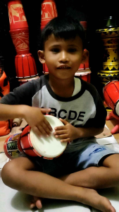 Kendang Jimbe Anak Ukuran 30cm Painting