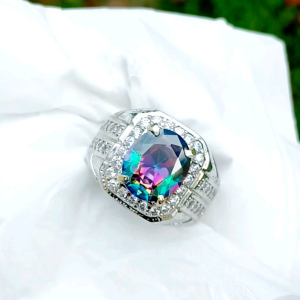 CINCIN BATU MESTIK QUARTZ CUTTING MULTI WARNA