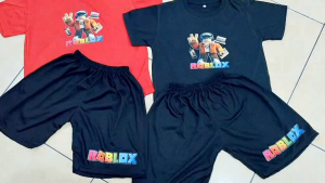 Setelan Anak Laki-Laki Roblox Game Usia 2-9 Tahun: Baju Satu Set Roblox Anak