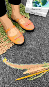 ANDINI - Flatshoes Wanita Vintage Style Flatshoes Korean Style Flat shoes Vintage kekinian terbaru