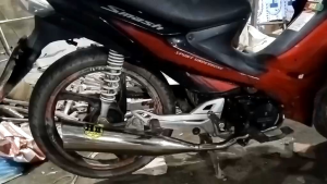 H2 POWER PIPE 44 MM FOR SUZUKI SMASH 115 /110 WITH SILENCER