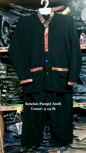 Setelan Pangsi Anak Batik Polos Sekolah TK SD Jumbo