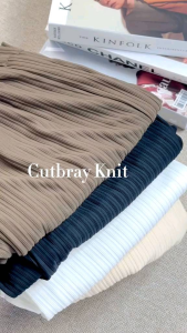 Celana cutbray Knit Premium - Cutbray Knit Highwaist - Korean Panst - Kulot Highwaist Premium Korean Style - Celana Cutbray Knit Wanita Highwaist / Celana Loose Knit Korean Premium Model Bawah Belah