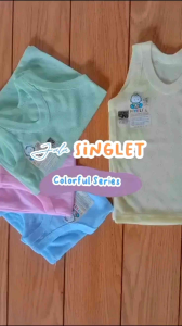 Kaos Dalam Anak Laki-laki dan Perempuan warna 12pcs Size 0-7 Tahun Kaos Singlet Anak Bayi dan Balita