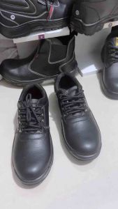 Oxlay Sneakers Kulit Asli Warna Hitam - Sepatu Kerja Formal Pria/Wanita