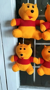 Boneka Gantungan Kaca Mobil Winnie The Pooh Isi 12pcs