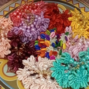 hanging kunjam saree blouse and decorations 1 pair