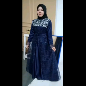 Desain Gamis Syari Untuk Pasangan: Baju Syari Kondangan & Mutiara