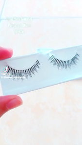 Bulu Mata Natural Hafizah Hf - 01s Lusinan | 12 Pasang | 12 Pcs dengan Kemasan - Bulumata Eyelash