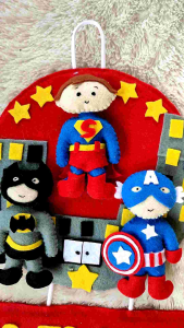 gantungan dinding gantungan pintu avenger hiasan dinding super hero free custom nama 100% handmade
