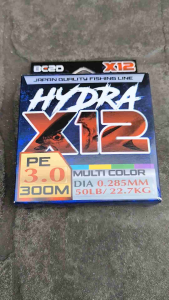 Senar PE Besd Hydra X12 300 meter multicolour