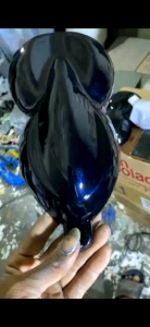 Cat Moonlight Black Special Effect Blue PU