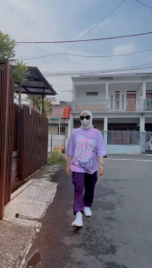 ONESET CELANA CARGO LILAC BY NIO NIO