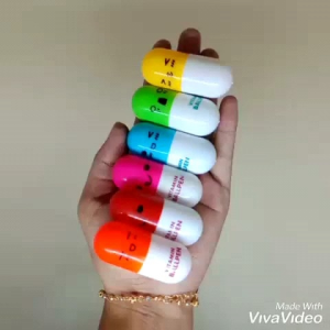 Pulpen Kapsul Vitamin Telescopic Unik Lucu