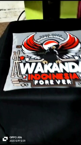 Kaos Wakanda Garuda Merah: Kaos Cotton Halus Adem untuk Pria